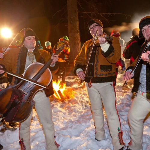 KULIG w Beskidach na bogato -Istebna+Wisła