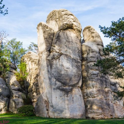 Skalne Miasto ADRSPACH i Zamek Nowe Miasto nad Metują
