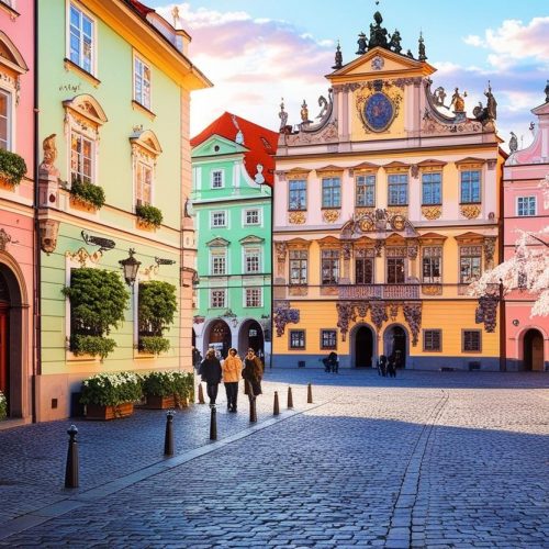 PRAGA I CZESKI KRUMLOV- perły Czech